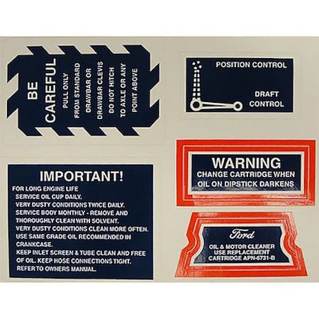 Aftermarket Decal Set 9N3947D